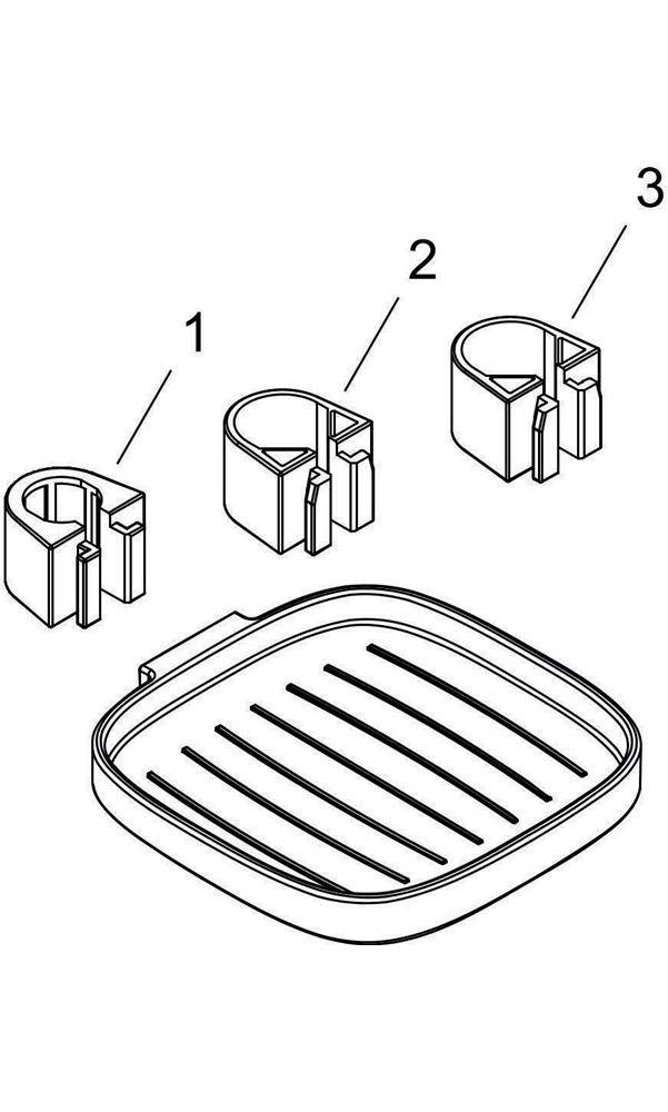 hansgrohe HG Seifenschale CASETTA´E chrom