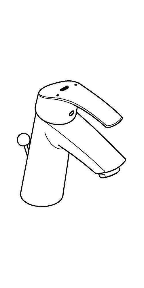 GROHE Einhand-WTbatterie EUROSMART DN 15 M-Size ZAG 1 1/4Zoll chr