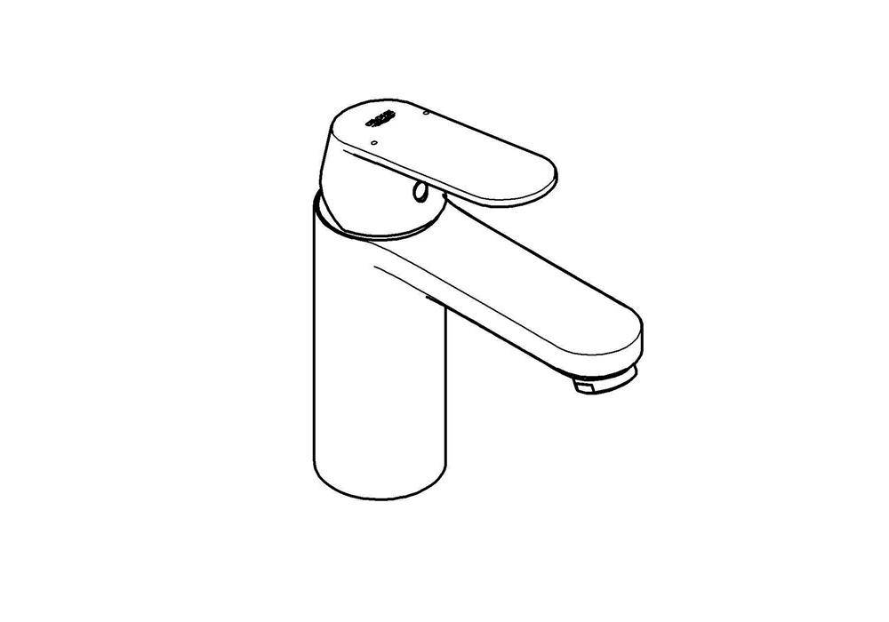 GROHE Einhand-Waschtischbatterie EUROSMART COSMOPOLITAN 1/2Zoll