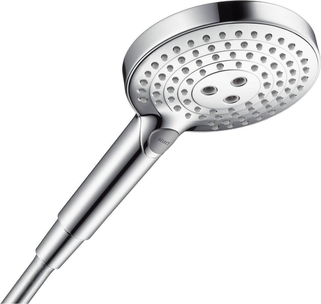 Hansgrohe Raindance Select S 120 Handbrause 3‑Jet verchromt.
