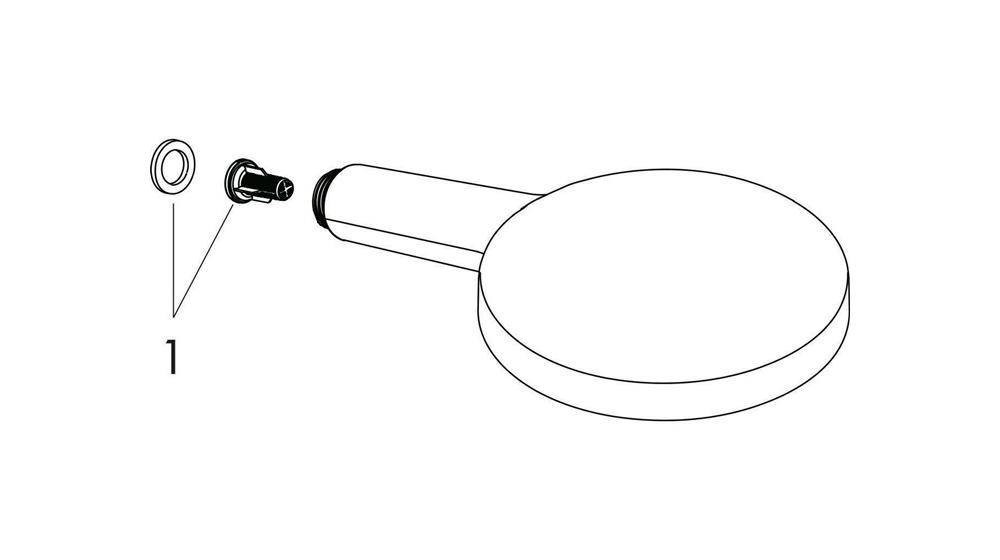 hansgrohe HG Handbr RAINDANCE SELECT S 120 3jet DN 15 weiß/chrom