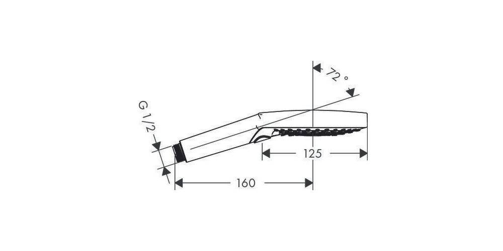 hansgrohe HG Handbr RAINDANCE SELECT S 120 3jet DN 15, EcoSmart