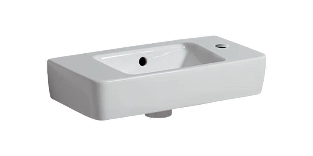 Geberit Handwaschbecken RENOVA COMPACT 500x250mm m ÜL Abl. li HL