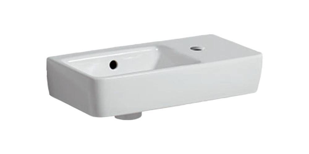 Geberit Handwaschbecken RENOVA COMPACT 500x250mm m ÜL Abl. re HL