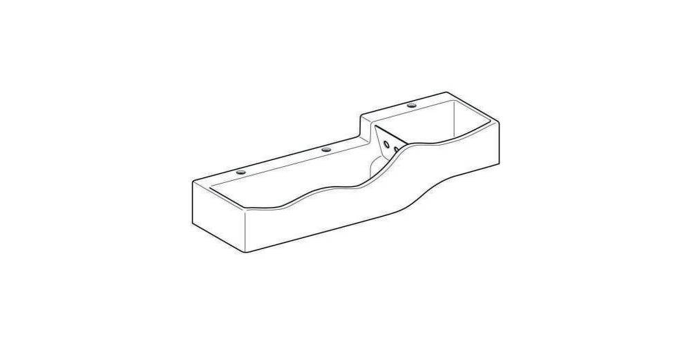 Geberit Spiel-Waschlandschaft BAMBINI 1350x415 3 Waschpl 3 HL tiefes