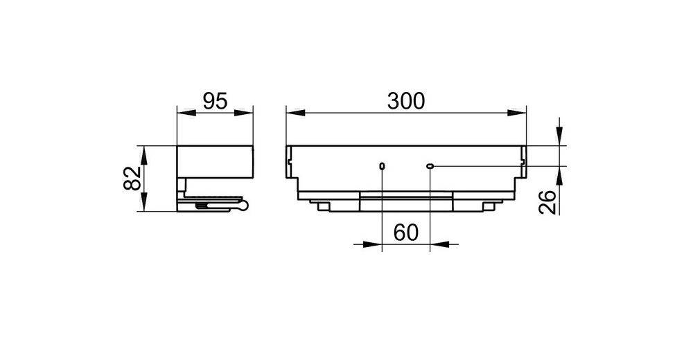 KEUCO Duschkorb EDITION 11 silber-eloxiert verchromt verchromt