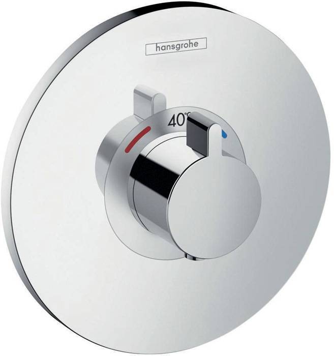 hansgrohe HG Fertigmontageset ECOSTAT S für Unterputz-Thermostat chrom