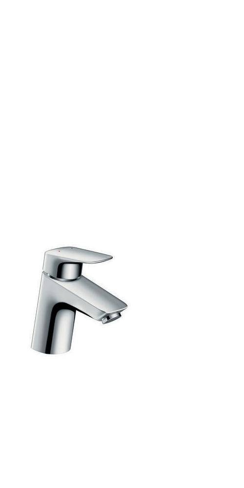 hansgrohe HG Einhebel-Waschtischmischer 70 LOGIS DN 15 mit Push-Open