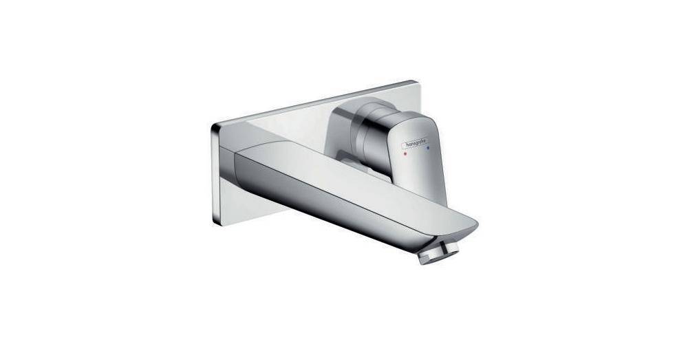 hansgrohe HG Fertigmontageset LOGIS f UP 2-Loch-Waschtischmischer Al
