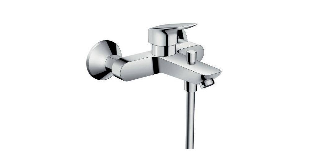 hansgrohe HG Einhebel-Wannenmischer LOGIS DN 15, Aufputz chrom