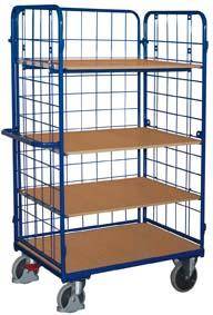 Etagenwagen 500 kg 3 WandLad. 1200x800 mm 4 Böden