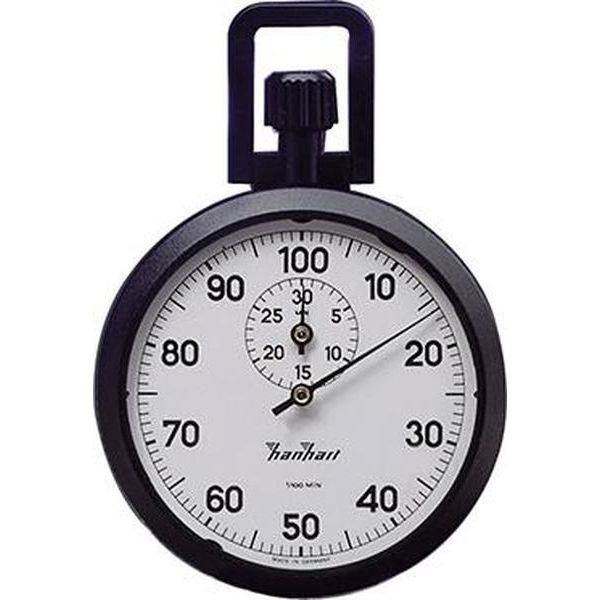 HANHART Präzisions-Kronen-Stoppuhr, 1/10 Sek.