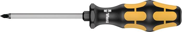 Schraubendreher 917 SPH Gr.PH 4 Kl.-L.200mm 1K-Griff 6KT Kl./Ans.,Schl-K.WERA