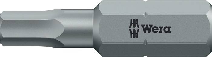 Bit 840/1 Z 1/4 Zoll 6,0mm L.25mm zähhart,HEX-Plus WERA