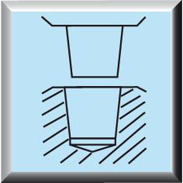 RÖHM Zahnkranzbohrfutter Prima 6M, mit Kegelaufnahme, 0,8-10,0mm, B12