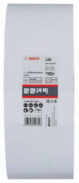 Schleifbandset X440 Best for Wood and Paint LxB610x100mm Körnung 120 10tlg.Bosch