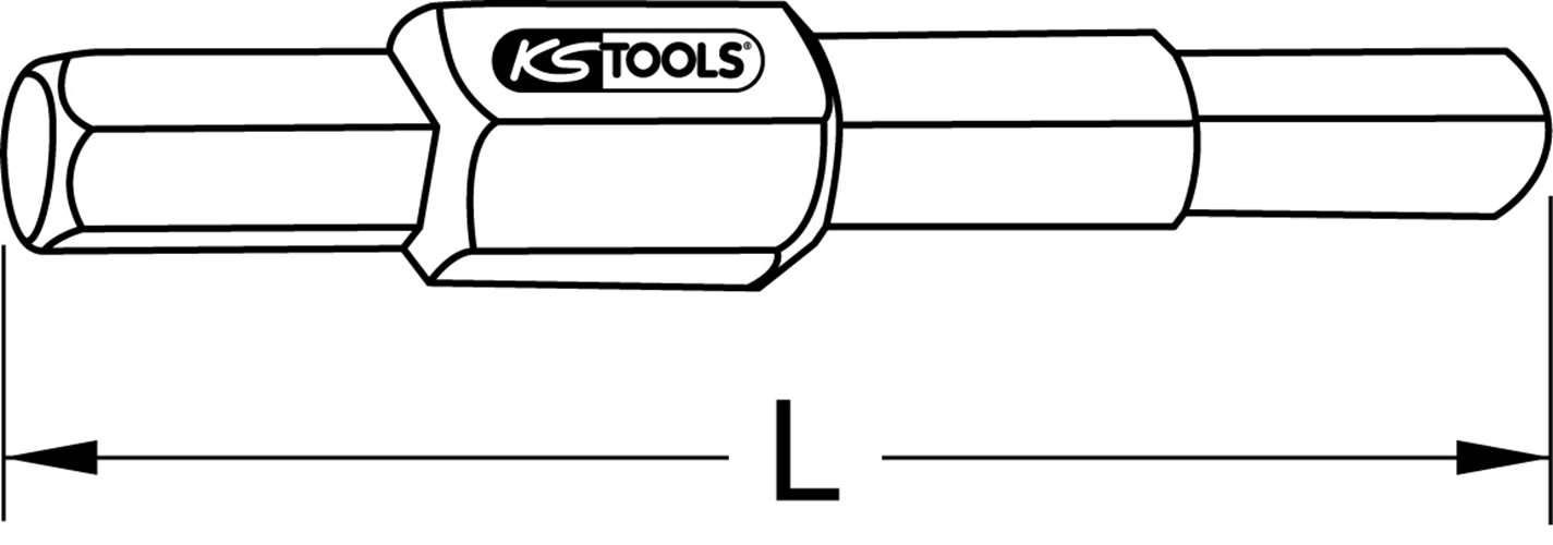 KS Tools 130.6005 Stufenschlüssel 4-stufig, 100mm