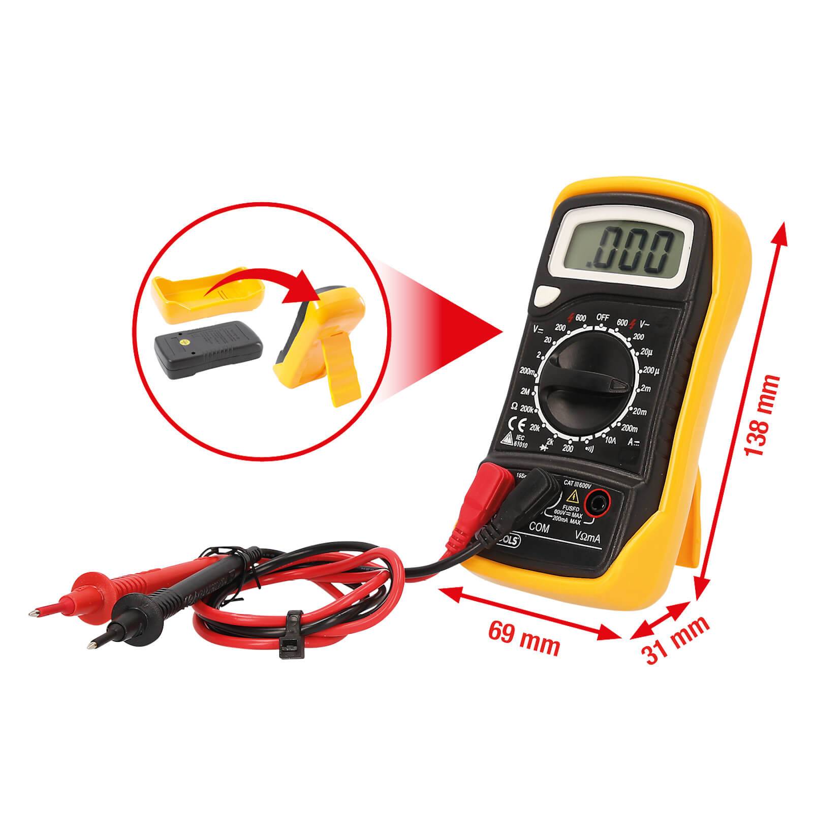 KS-Tools Digital Multimeter 150.1495 - Voltmeter, Amperemeter, Messgerät, Tester
