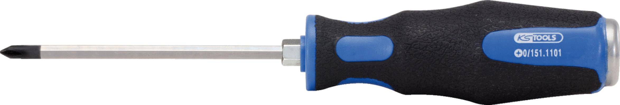 KS Tools 151.1102 ERGOTORQUEmax Schlagkappen-Schraubendreher, PH1