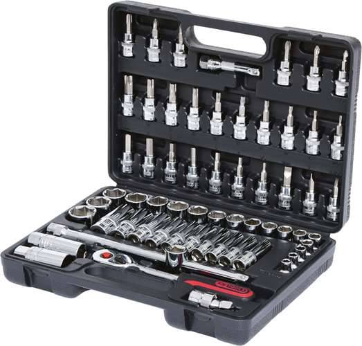 KS Tools 918.0661 3/8'' CHROMEplus Steckschlüssel-Satz, 61-tlg.