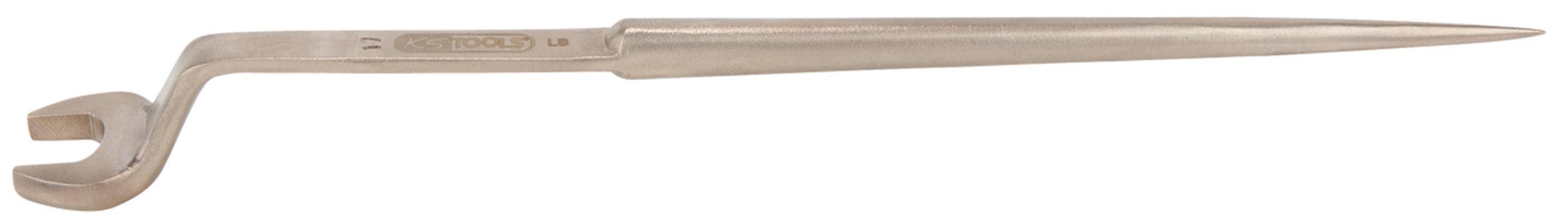 KS Tools 963.8143 BRONZEplus Montagemaulschlüssel mit Dorn, gekröpft 29 mm