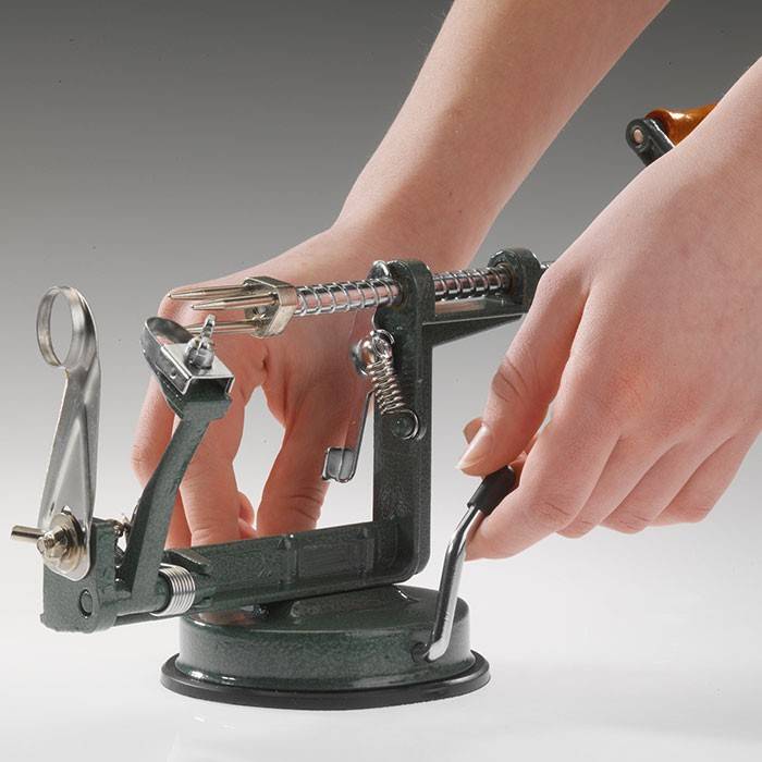 Westmark 11442260, Fruits, Mechanischer Schäler, Grau, Tisch, 305 mm, 105 mm