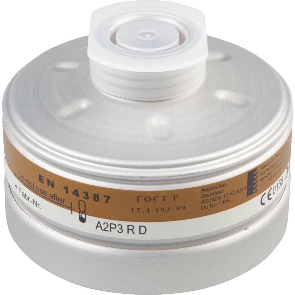 Dräger Atemschutzfilter 1140 A2 P3 R D, für Halb-/Vollmasken, EN 148/1,220g