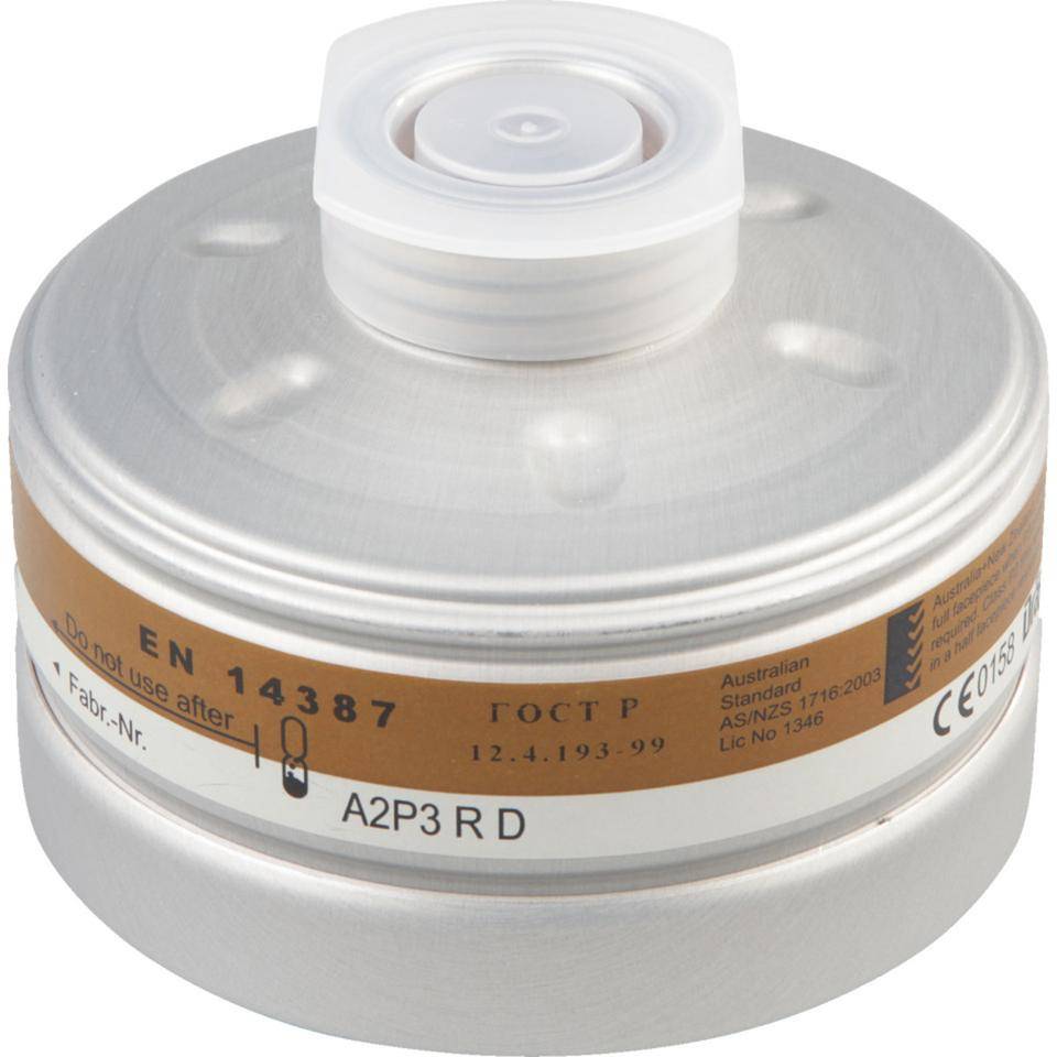 Dräger Atemschutzfilter 1140 A2 P3 R D, für Halb-/Vollmasken, EN148/1,220g