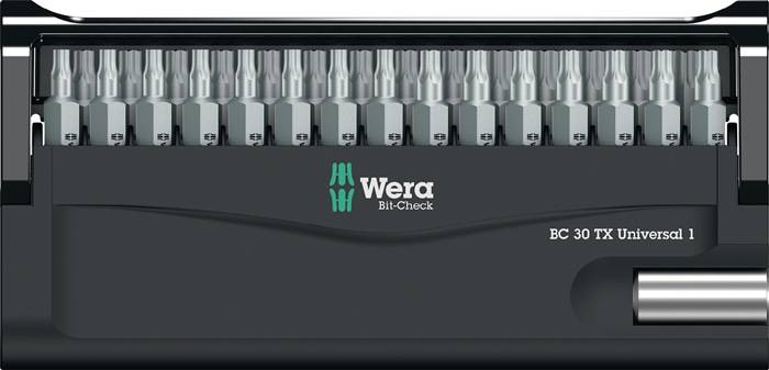 Bitsortiment Bit-Check 30TX Univ.1 30-tlg.TX WERA