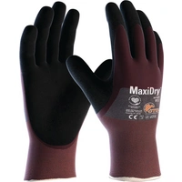 Handschuhe MaxiDry® 56-425 Gr.9 violett/schwarz EN 388 PSA II ATG Handschuhe MaxiDry® 56-425 Gr.9 violett/schwarz EN 388 PSA II ATG
