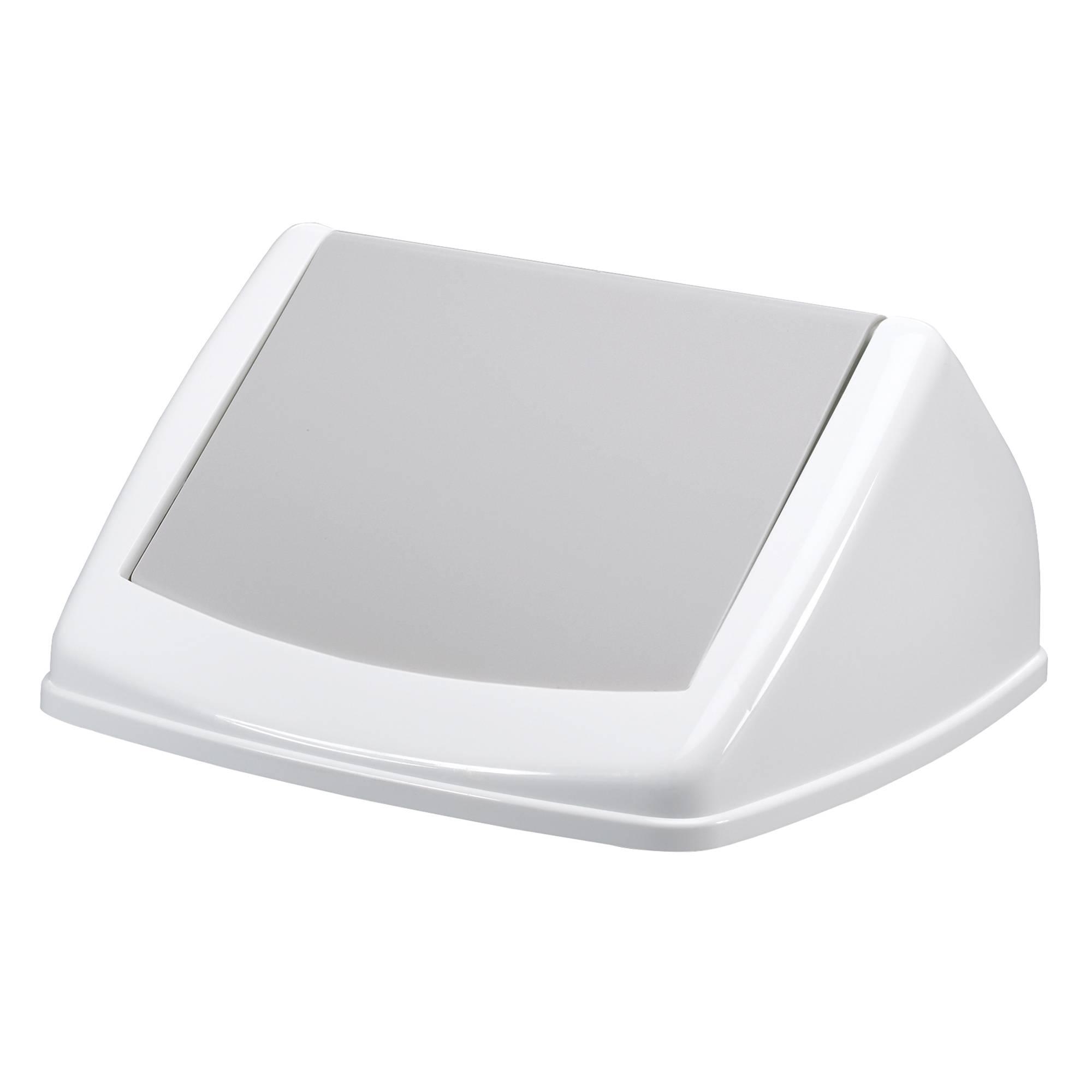 DURABLE Abfalleimer DURABIN FLIP VEH2013002 36,6x74,7x32cm weiß/grau