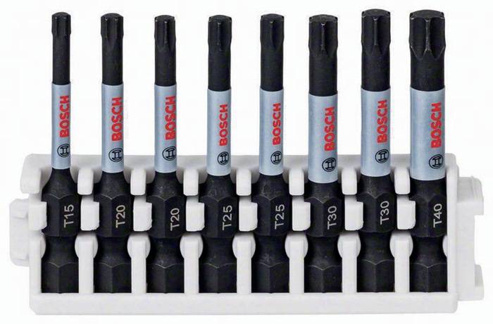 Schrauberbit-Set Impact Control 8tlg. L.50mm T15/T20/T25/T30/T40 Bosch
