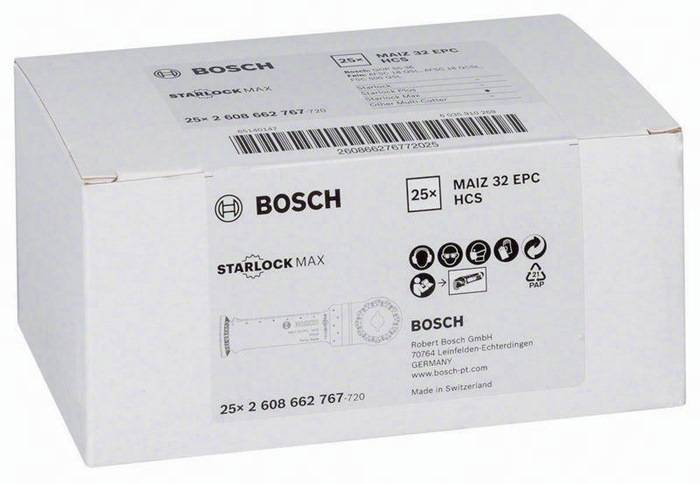 Tauchsägeblatt MAIZ 32EPC B.32mm Eintauch-T.80mm HCS BOSCH