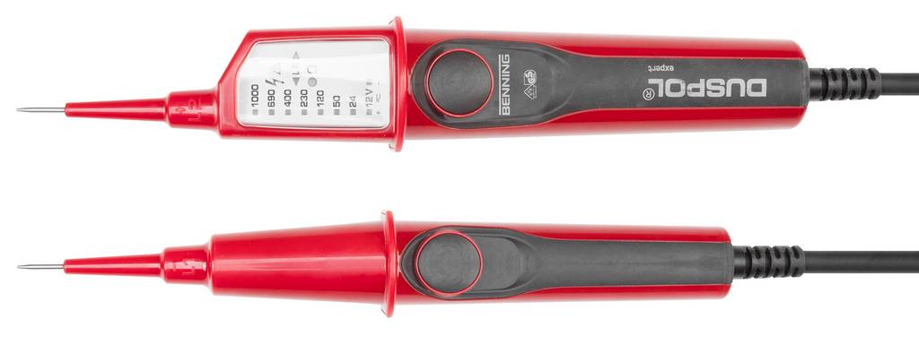 GEDORE VDE 4616 Spannungsprüfer 2-polig mit LED-Anzeige