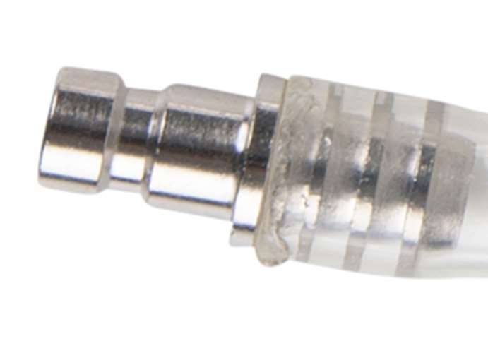 KS Tools 150.9355-4 Schnellkupplungsadapter für PU Schlauch 6,5 x 9,5 mm x 1,5 m