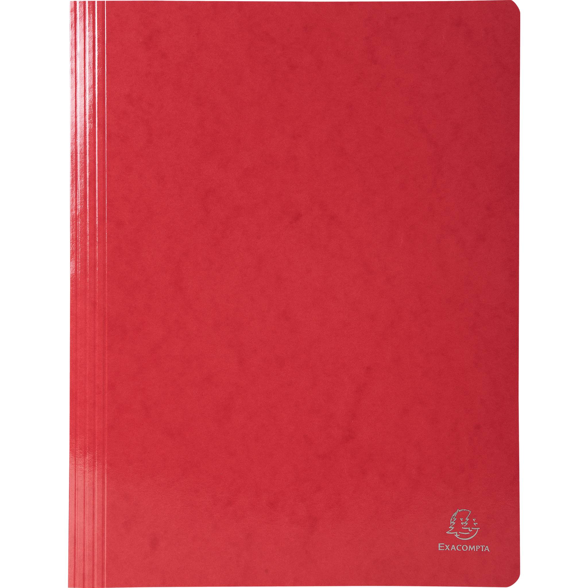 Exacompta 25x Schnellhefter Iderama Colorspan Krt., 355g/m2, A4, Rot, 380803B