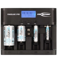 Ansmann Powerline 5 Pro Universal LCD Schnell-Ladegerät mit Kapazitätsanzeige Ansmann Powerline 5 Pro Universal LCD Schnell-Ladegerät mit Kapazitätsanzeige