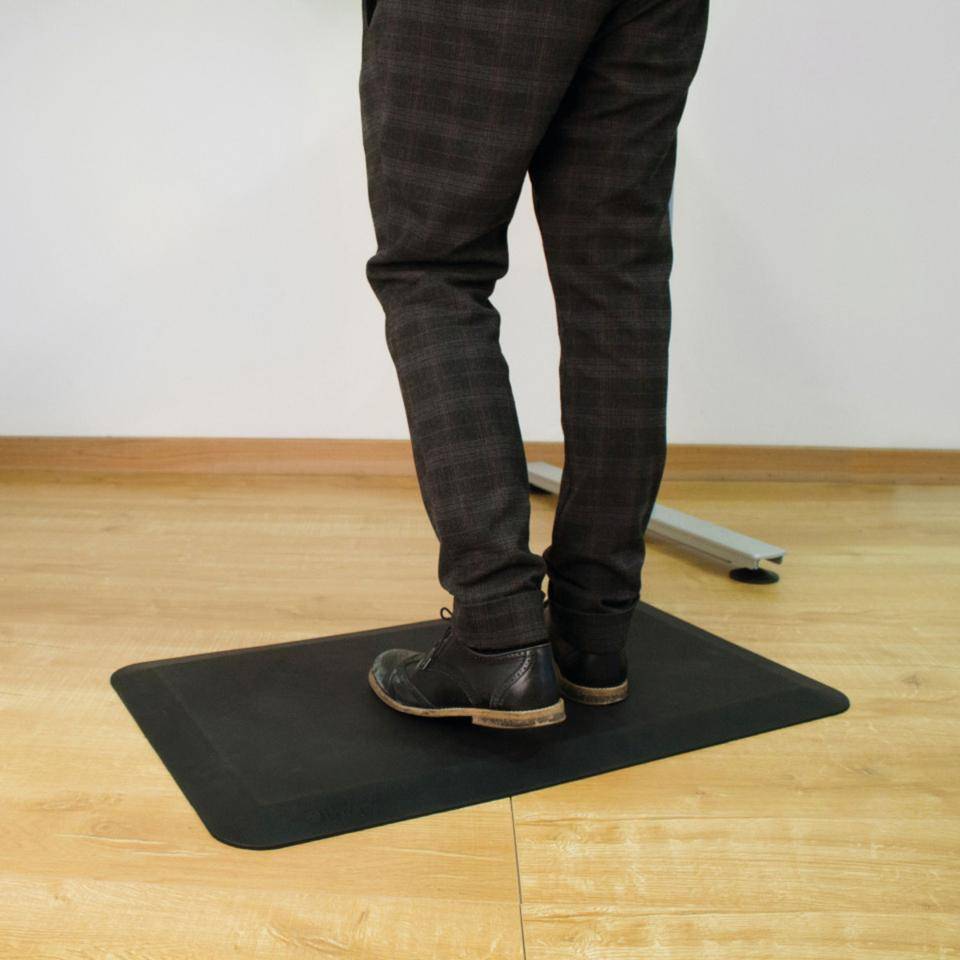 Anti-Ermüdungsmatte Orthomat® Office, schwarz, 500x800mm