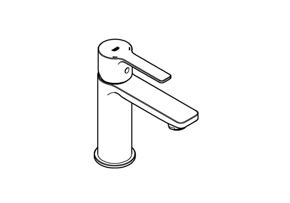 GROHE Einhand-Waschtischbatterie LINEARE 1/2Zoll XS-Size chr XS-Size