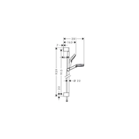 hansgrohe HG Brauseset CROMETTA VARIO 90cm Durchflussmenge 14 l/min hansgrohe HG Brauseset CROMETTA VARIO 90cm Durchflussmenge 14 l/min