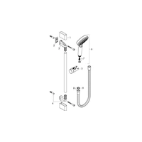 hansgrohe HG Brauseset CROMETTA VARIO 90cm Durchflussmenge 14 l/min hansgrohe HG Brauseset CROMETTA VARIO 90cm Durchflussmenge 14 l/min