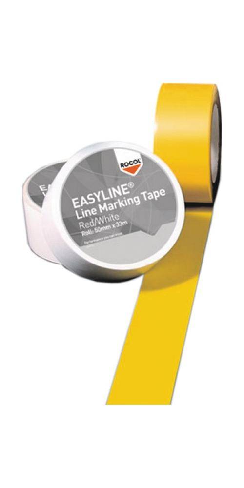 ROCOL Bodenmarkierungsband Easy Tape PVC gelb Länge 33 m Breite 50 mm