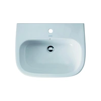 Duravit Waschtisch D-CODE m ÜL HLB 1 Hahnloch 600x460mm weiß 600 x Duravit Waschtisch D-CODE m ÜL HLB 1 Hahnloch 600x460mm weiß 600 x