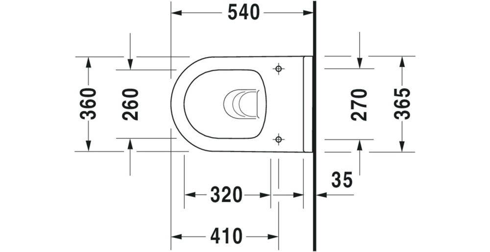 Duravit Wand-WC-Set STARCK 3 RIMLESS weiß weiß