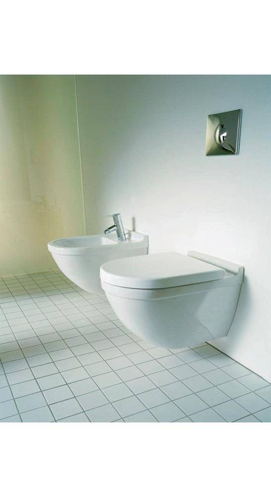 Duravit Wand-WC-Set STARCK 3 RIMLESS weiß weiß