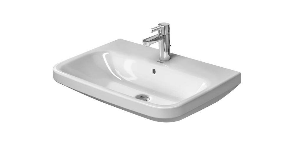 Duravit Waschtisch DURASTYLE m ÜL HLB 650x440mm 1 Hahnloch weiß weiß