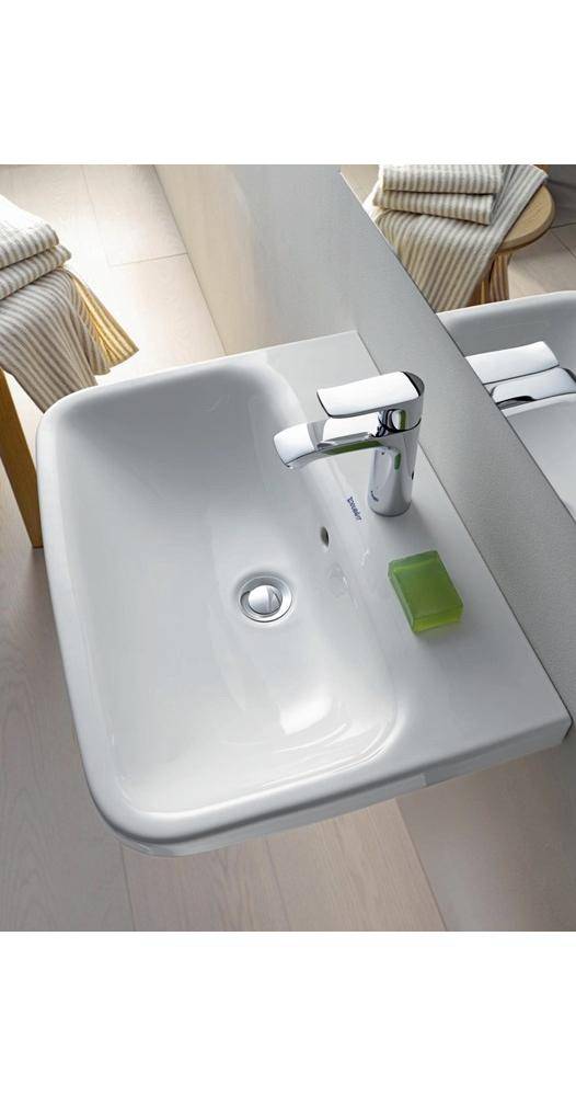 Duravit Waschtisch DURASTYLE m ÜL HLB 650x440mm 1 Hahnloch weiß weiß