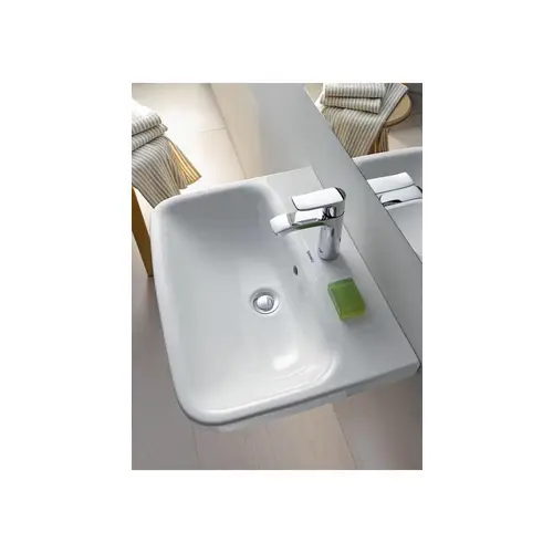 Duravit Waschtisch DURASTYLE m ÜL HLB 650x440mm 1 Hahnloch weiß weiß Duravit Waschtisch DURASTYLE m ÜL HLB 650x440mm 1 Hahnloch weiß weiß