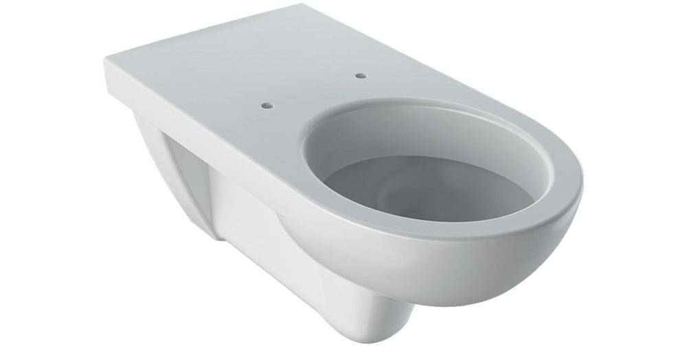 Geberit Wand-Tiefspül-WC RENOVA COMFORT mit Spülrand weiß