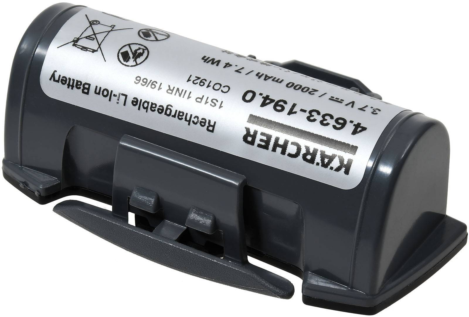 Kärcher Akku passend für Fenster-Sauger WV 5 / WV 5 Premium / WV 5 Premium Plus / Typ 4.633-194.0, 3,6V, Li-Ion